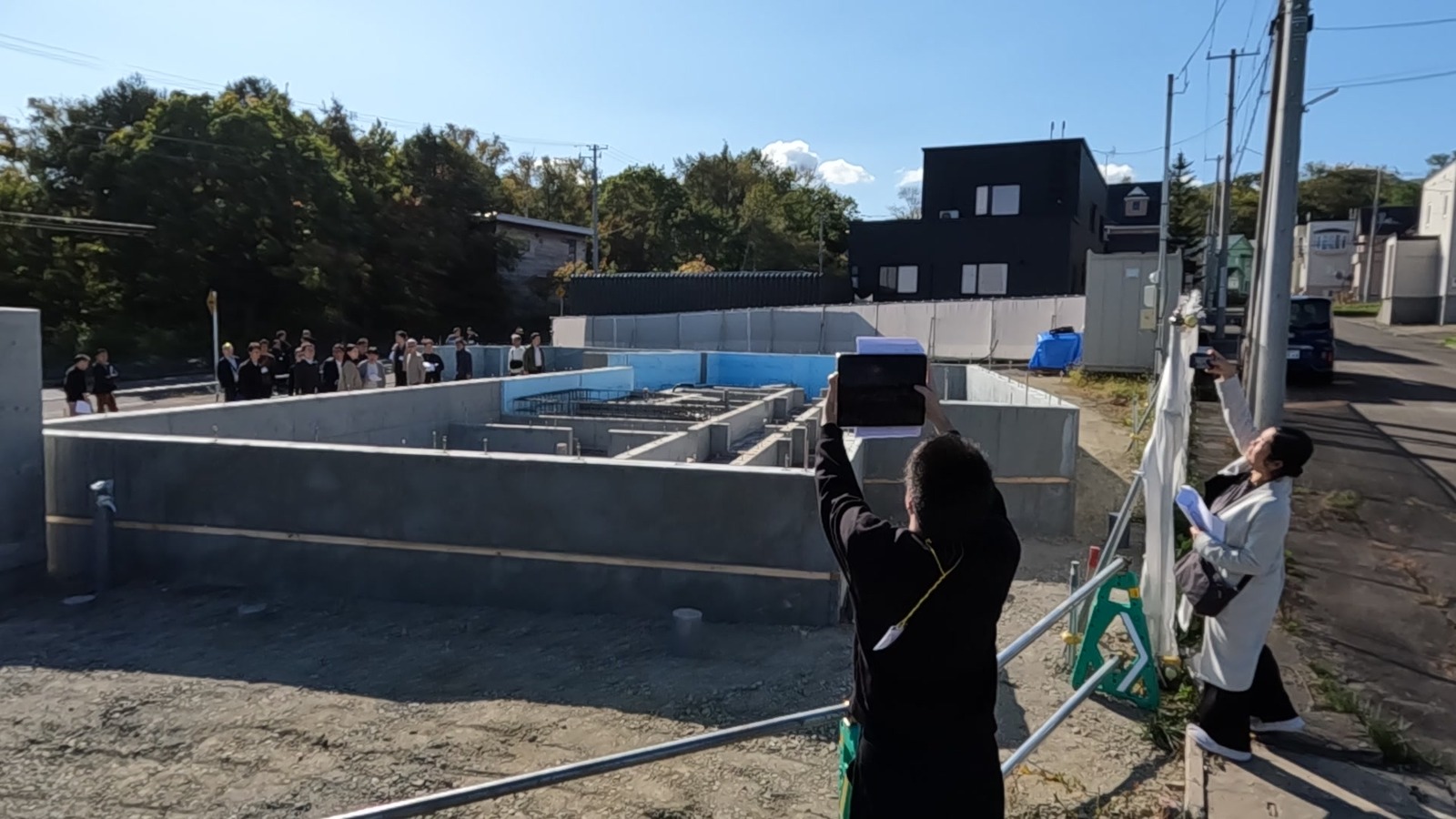A｜海を望む別荘、基礎工事中（小樽市 張碓）